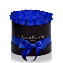 Natural Black Blue Midi Rosenbox