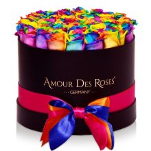 Natural Black Rainbow Large Rosenbox