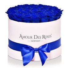 Natural White Blue Large Rosenbox