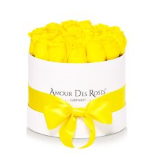 Natural White Yellow Midi Rosenbox