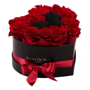 Black-Heart-Red+Black-Frame-Flowerbox