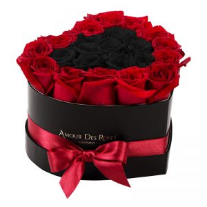 Black-Heart-Red+Black-Frame-Flowerbox